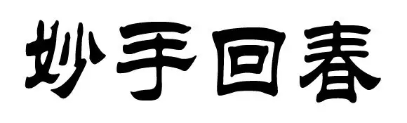 妙手回春 方回春堂